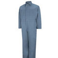 Red Cap Twill Action-Back Coverall w/ Chest Pocket